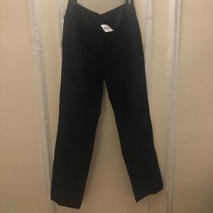 Ann Taylor black lace pants, size 0P